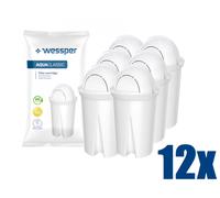 Wessper AquaClassic Cartouche filtrante Compatible avec Brita Classic, Dafi Classic, PearlCo - 1 pièce