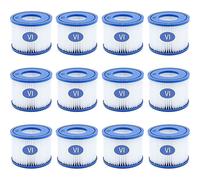 Lot de 12 cartouches filtrantes de piscine de type VI pour Bestway, taille 6-58323