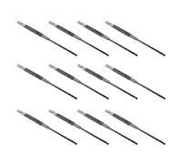 Lot de 12 chaînes à neige réutilisables design à dents élastiques | Sangles de fixation pour roues de voiture et chaînes pneumatiques pour hiver, climat froid, camion, SUV, voyage en plein air