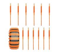 Lot de 12 chaînes de pneu d'hiver réglables pour voiture, sangles de traction antidérapantes, pour camion, berline, SUV, hiver, conduite, road trip, extérieur, voyage, neige, boue, sable, urgence