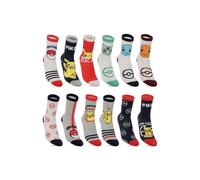 Lot de 12 chaussettes à thème Pokemon : 31-34