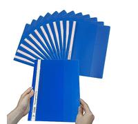 Lot de 12 Chemises de présentation A4 couverture avant transparente pour documents Dossier de Fichiers à Insertion Porte Document Organisateur Stockage Chemises