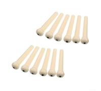 Lot de 12 chevilles de chevalet pour guitare acoustique et classique, support fixe, pièces de rechange légères pour guitare folk et ukulélé