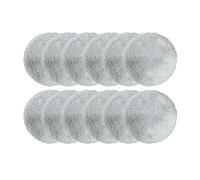 Lot de 12 chiffons de nettoyage en fibre, compatibles avec les robots laveurs de vitres Liectroux, YW610, HCR-10, HCR-09, pièces de rechange