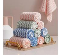 Lot de 12 chiffons de nettoyage en microfibre JOYMOOP pour grandes serviettes de cuisine