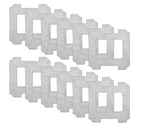Lot de 12 chiffons de rechange pour robot de nettoyage de fenêtre Ecovacs Winbot W1 / W1 Pro / W2 / W2 Omni - Tampon de nettoyage pour robot de fenêtre - Accessoire de nettoyage en microfibre -