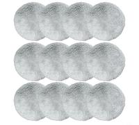 Lot de 12 chiffons de rechange pour robot de nettoyage de vitres Liectroux YW610, HCR-10 et HCR-09, tampons de nettoyage en microfibre doux lavables pour nettoyeur de vitres automatique