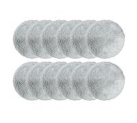 Lot de 12 chiffons de rechange pour robot nettoyeur de vitres Liectroux YW610 HCR-10 HCR-09, matériau souple pour un nettoyage sûr et efficace