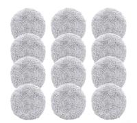 Lot de 12 chiffons de rechange pour vitres Hobot Robots 188/168/198/388 - Tissu en microfibre pour un retrait efficace de la saleté et de la poussière, adapté aux robots et à une utilisation manuelle