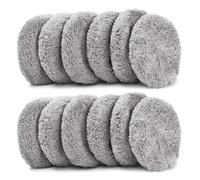 Lot de 12 chiffons pour robot de nettoyage de vitres, en microfibre, lavables en machine, réutilisables, accessoires lavables pour C65, DDC55, CL3
