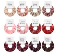 Lot de 12 chouchous inspirants pour femme « Sometimes You Forget You're Awesome » - Cadeau idéal - En velours - Pour femme, maman, employée, meilleure amie, anniversaire, 1ère communion