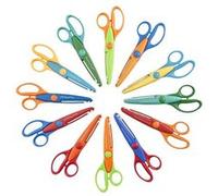 Lot de 12 ciseaux cranteurs WONDAY multicolores G