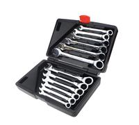 Lot de 12 clés à poignée coudée avec mécanisme à 72 dents antidérapantes pour nouvelles vis de portée, compartiment moteur, jeu SUZUME