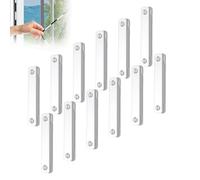 Lot De 12 Clips Adhésifs Pour Moustiquaire,aimant Pour Moustiquaire Fenetre,Clips De Fixation D'écran,Pas D'installation De Poinçonnage, Pour Cuisine, Salon, Balcon-B-12pcs