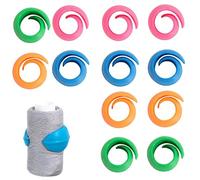 Lot de 12 clips de bobine de fil en silicone pour machine à broder