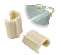 Lot de 12 clips de fermeture pour boîtes Ikea Samla - Arrondis et compatibles avec les clips Ikea Samla - 45 L/65 L