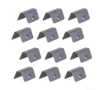 Lot de 12 clips de montage pour déflecteur d'air en acier inoxydable pour déflecteurs de pluie Heko G3 Sned Channel pour maintenir un bon alignement