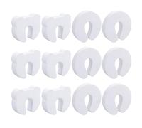 Lot De 12 Clips De Protection Pour Porte D'Enfant, Protection Anti-Pincement, Produits De Sécurité Pour Enfants, Accessoires De Meubles, Adaptés Aux Armoires, Tiroirs, Portes