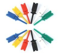 Lot de 12 clips d'instrumentation plats pour électronique - 12 pièces - 10 pièces plates en plastique - Facile à installer et à utiliser - 2 tablettes par - Fabriqué avec des matériaux en plastique et