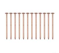 Lot de 12 clous en cuivre pur pour enlever les souches d'arbre, 10,2 cm, pour tuer les racines, solution de jardin naturellement respectueuse de l'environnement