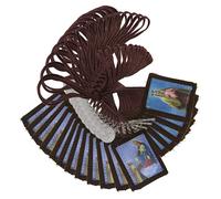 Lot de 12 colliers catholiques colorés en vrac pour homme et femme, notre Dame du Mont Carmel et St Simon en feutre avec médaille de Saint Benoît et crucifix, 61 cm, 1-3/4 x 2" H, 24-1/2" L, Feutre