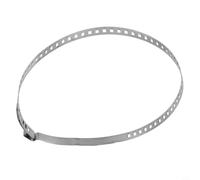 Lot de 12 colliers de serrage réglables en acier inoxydable pour coffre en caoutchouc compatible avec les pièces de joint CV (L)