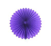 Lot de 12 Compartiments en Papier Décoration Suspendue Guirlande de Fleurs Éventail en Papier Décoration à Suspendre pour Mariage,Anniversaire,thé,fête Décoration 30 cm Violet foncé
