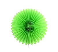 Lot de 12 Compartiments en Papier Décoration Suspendue Guirlande de Fleurs Éventails en Papier Décoration à Suspendre pour Mariage,Anniversaire,thé,fête Décoration de Table pour bébé 10 cm Vert