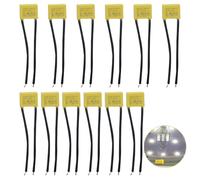 Lot de 12 condensateurs anti-parasite Fils flexibles de 50 mm | souple 50mm reduit interference, montage circuit audio