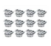 Lot de 12 connecteurs de câble de type pince, serre-câbles en métal de 1,9 cm pour raccords de conduits et installation à la maison, mise à la terre sécurisée et protection des câbles