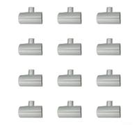 Lot de 12 connecteurs en PVC à trois voies pour systèmes de distribution d'eau de volaille utilisés avec des gobelets filetés et des fontaines