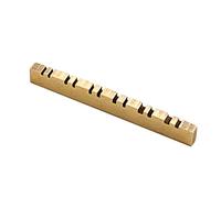 Lot de 12 cordes de guitare à rainure en laiton de qualité supérieure - Style vintage - Accessoire de guitare plat