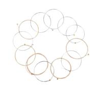 Lot de 12 cordes de guitare folk acoustiques pour 12 cordes de guitare classique, accessoires puissants et cordes de rechange antirouille