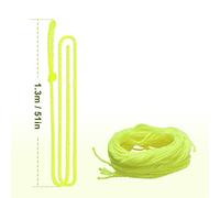 Lot de 12 Cordes de Rechange pour yoyo, 1 m, 10 brins, en Nylon et Coton, réactives, Non réactives, Vertes, Jaunes et Oranges (10 Pack de 24 brins)