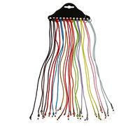 Lot de 12 cordons élastiques en néoprène pour lunettes de soleil, lunettes de lecture, 64 cm Multicolore