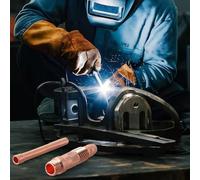 Lot de 12 corps de pince TIG pour chalumeaux de soudage WP-17, WP-18 et WP-26 - Compatible avec les modèles 10N24 et 10N32, fabriqué à partir de cuivre rouge à haute conductivité