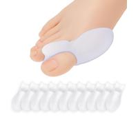 Lot de 12 correcteurs d'hallux valgus - Peut être utilisé aussi bien par les hommes que par les femmes - Soulage efficacement les douleurs aux orteils - Réutilisables