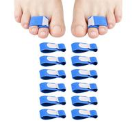 Lot de 12 correcteurs d'orteils en marteau, orthèse d'orteils en marteau, attelle d'orteil cassée, correcteur d'orteils pour la correction des orteils en marteau, orteils cassés, orteils qui se