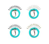 Lot de 12 couleurs OM3 Pigtail 50/125um SC LC ST FC 1 m 0,9 mm