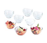 Lot de 12 coupelles en verre VAGUE Lebrun
