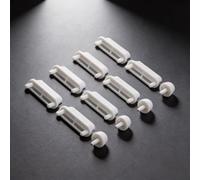 Lot de 12 coussinets de siège de toilette en plastique pour atténuer le bruit de fermeture du couvercle et soutenir l'installation de sièges non migrants