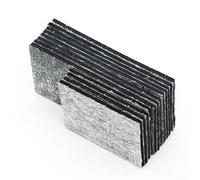 Lot de 12 coussins d'angle en caoutchouc pour tables de billard et de snooker, conçus pour protéger les bords des coussins et absorber la boule (coin carré)