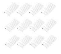 Lot de 12 couvercles de boîte à fusibles - Compatible avec F-Tronic, Hager, Hensel et autres boîtiers de modules - Revêtement de boîte à fusibles