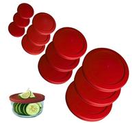 Lot de 12 couvercles de rechange pour bols de rangement Pyrex, Anchor Hocking et KlareWare - 1, 2, 4 et 7 tasses - Récipient en verre non inclus