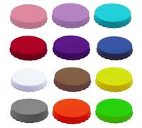 Lot de 12 couvercles en silicone réutilisables pour canettes de boisson - 5,3 cm - Anti-déversement et anti-poussière - De qualité alimentaire