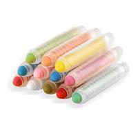 Lot de 12 craies colorées anti-poussière pour enseignants, enfants, tableau noir, dessin, écriture