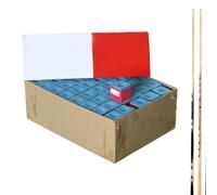 Lot de 12 craies de billard, cubes de craie de table de billard, poudre sèche - Accessoires de pointe de queue de billard professionnels - Accessoires de table de billard pour billard de table