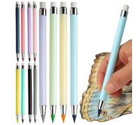 Lot de 12 crayons de couleur éternels, sans encre, sans aiguisage, pour portrait, école, studio, jardin d' , journal et salle de classe
