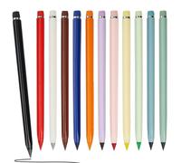 Lot de 12 crayons de couleur - Toujours aiguisés - Sans encre - Pour croquis, art, bricolage, maternelle, maternelle, adultes, débutants, studio