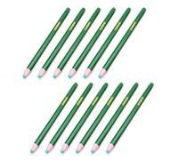 Lot de 12 crayons de couture colorés sans aiguisage pour la fabrication de tissus en cuir, crayons de couture